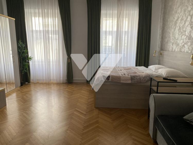 Apartament cu 2 camere semidecomandat, mobilat în Central