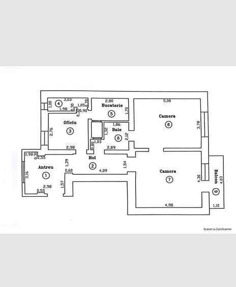 Apartament cu 3 camere, mobilat în Sinaia