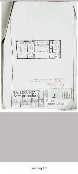 Apartament cu 2 camere semidecomandat în Central