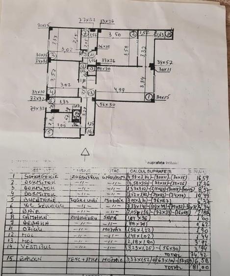 Apartament cu 4 camere decomandat în Drumul Taberei