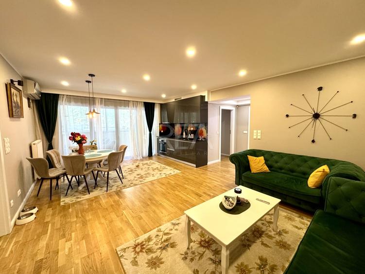 Apartament cu 3 camere semidecomandat în Băneasa