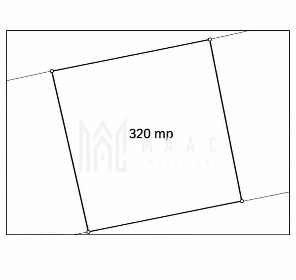 Teren de 320 mp, în Central