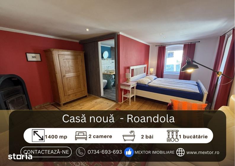 Casă cu 2 camere decomandat cu Teren 1400 Mp în Vânători