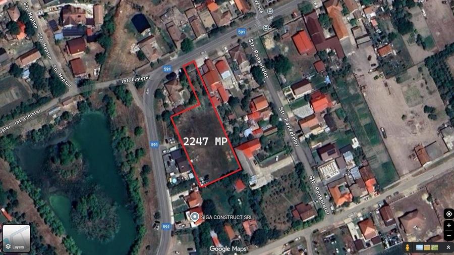 Teren Construcții intravilan de 2247 mp, în Freidorf
