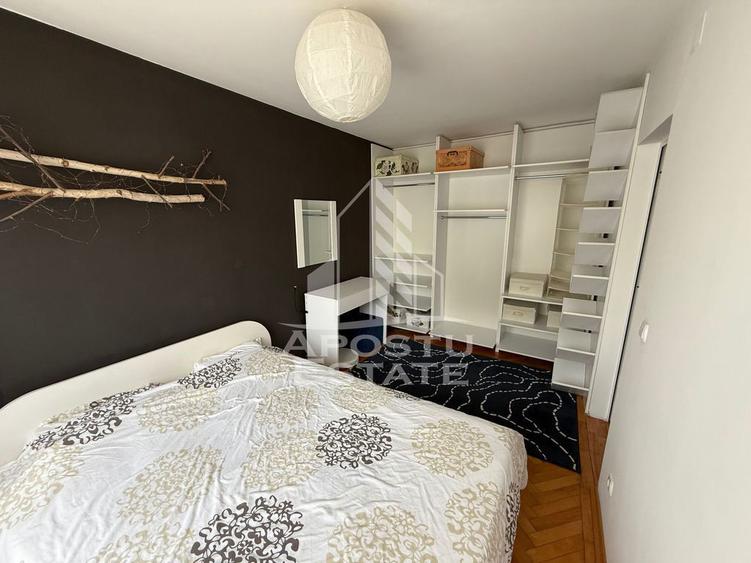 Apartament cu 2 camere nedecomandat, mobilat în Șagului