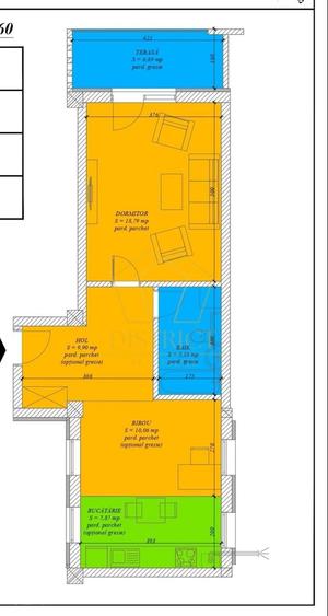 Apartament cu 2 camere în Mehala
