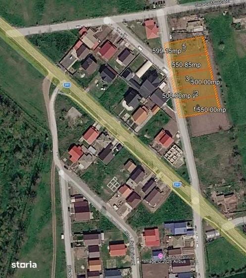 Teren Topraisar de vanzare loturi 500-600 - 2