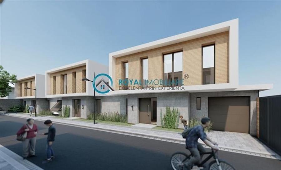 Casă individuală cu 4 camere cu Garaj în Bucov