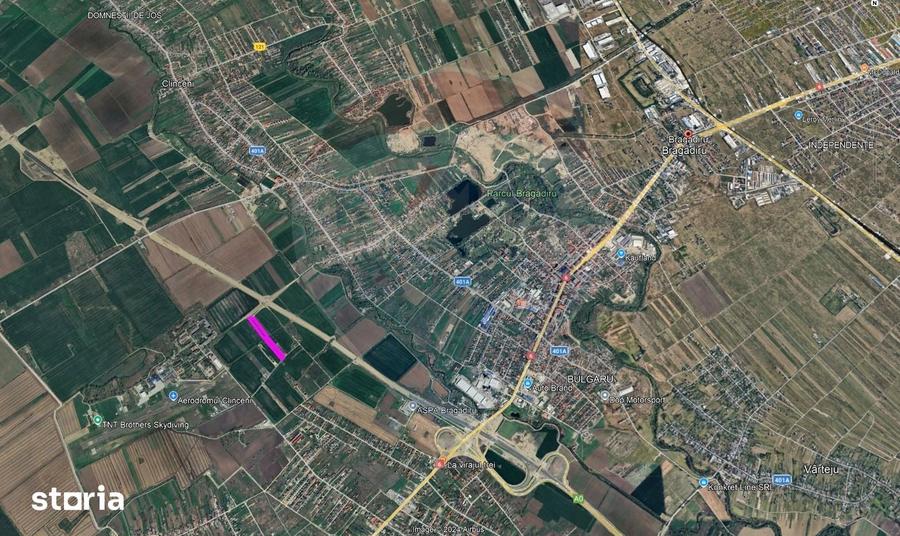 Teren de 7288 mp, în Clinceni