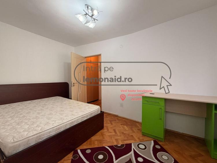 Apartament cu 3 camere decomandat, mobilat în Girocului
