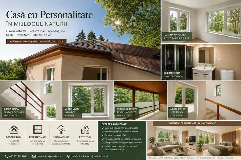 Casă cu Teren 360 Mp în Schei