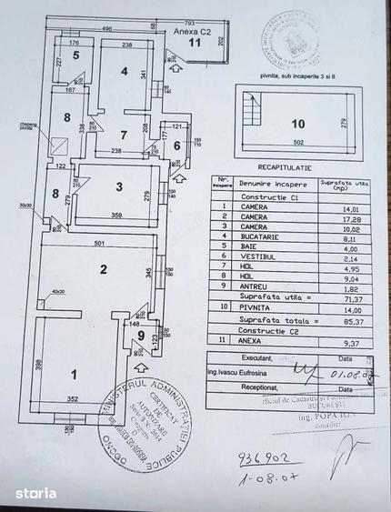 Casă cu 2 camere cu Teren 162 Mp în Vatra Luminoasă