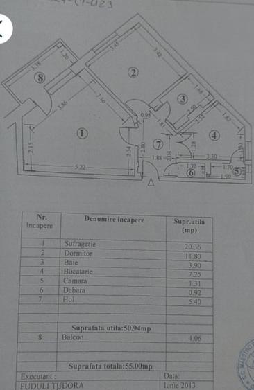 Apartament cu 2 camere decomandat, mobilat în Inel I