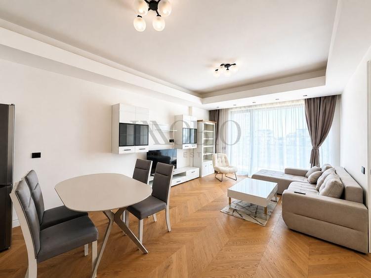 Apartament cu 2 camere decomandat, mobilat în Barbu Văcărescu