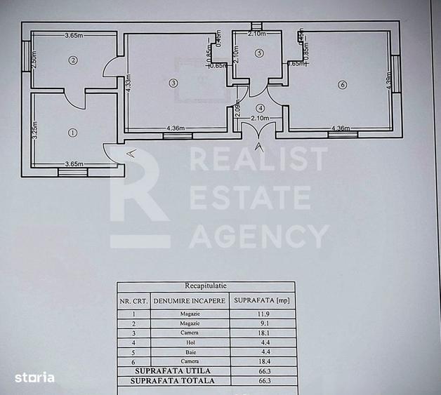 Casă cu 3 camere cu Teren 267 Mp în Moara de Vânt