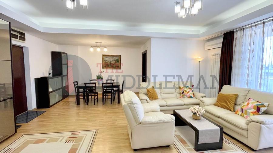 Apartament cu 4 camere decomandat, mobilat în Herăstrău