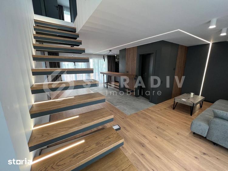 Apartament cu 3 camere, mobilat în Central