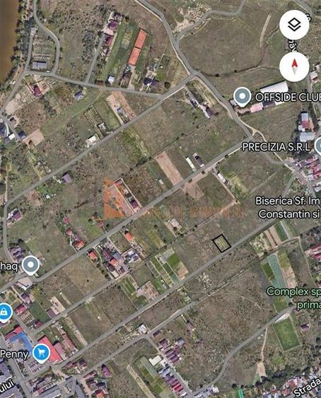 Teren Construcții intravilan de 543 mp, în Broșteni