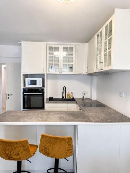 Proprietar-zero comision Studio modern 37 mp, Ivory Residence Pipera, complet mobilat si utilat, 500 /luna - 1