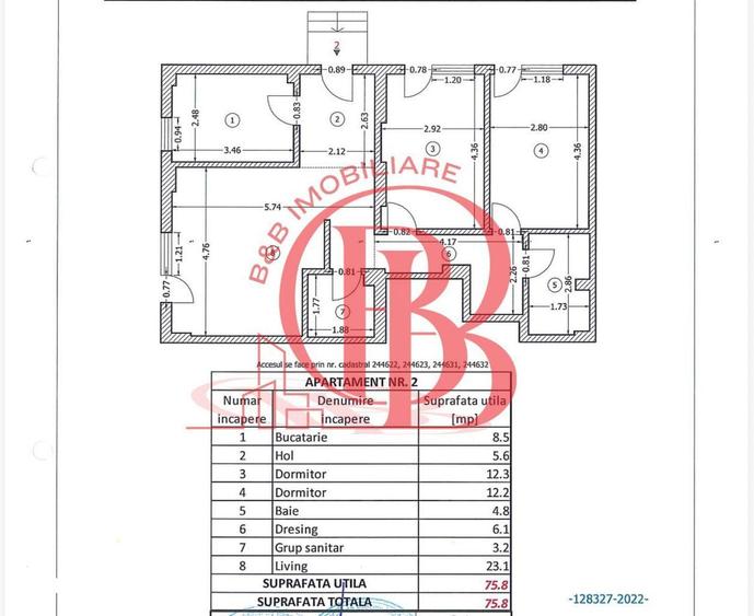 Apartament cu 3 camere în Theodor Pallady