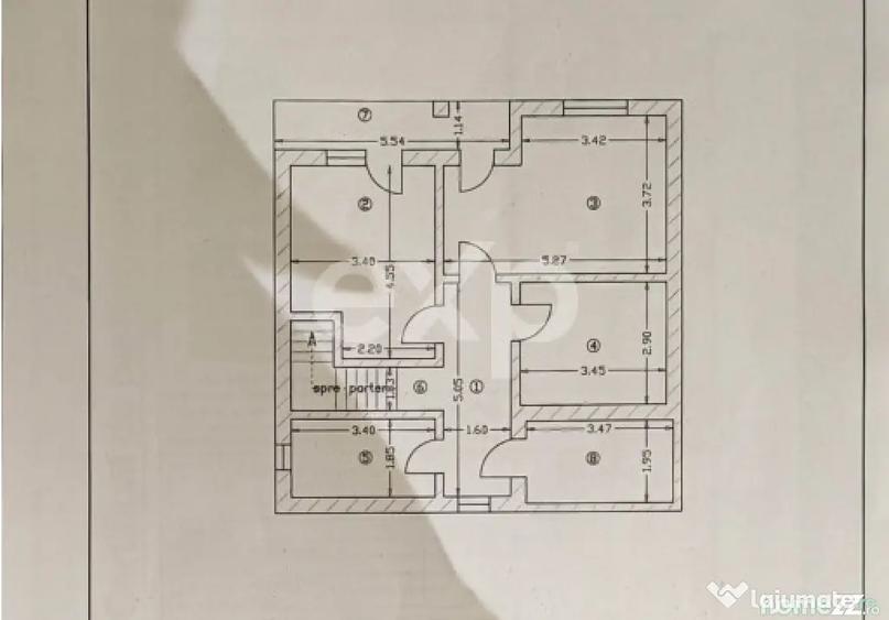 Casă cu 5 camere cu Teren 1060 Mp în Central