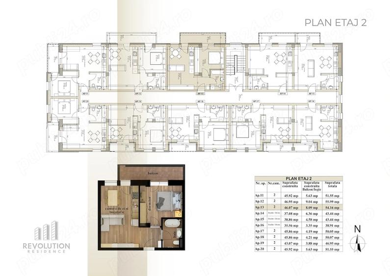 NEW! COMISION 0% - Apartamente cu 2 camere - Oltului 13A, Baia Mare - 4