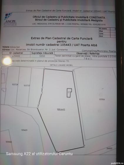 Teren de 5550 mp, în Central