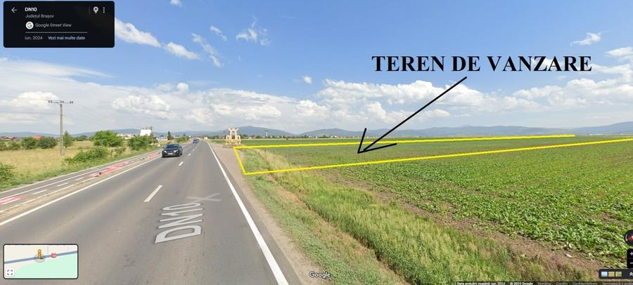 Teren Construcții extravilan de 8900 mp, în Prejmer