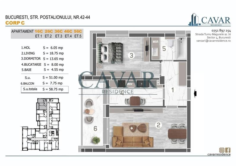 Alege excelenta in locuire, alege cel mai nou proiect Cavar Residence - 9