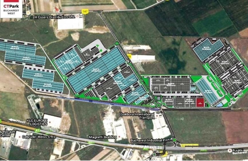 Spațiu industrial, de 671,891 mp, în Bolintin-Deal