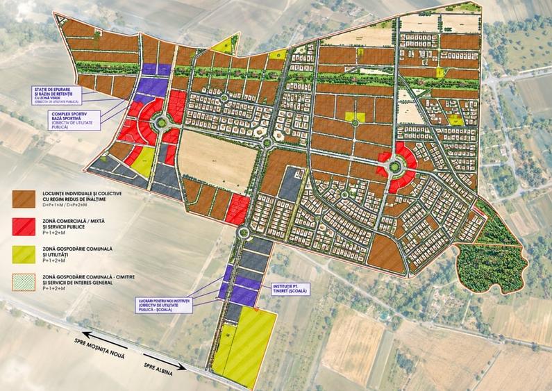 Teren Construcții intravilan de 698 mp, în Moșnița Nouă