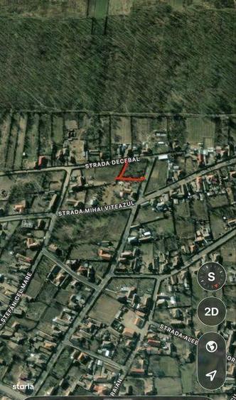 Teren de 1426 mp, în Jiana