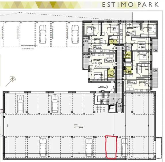 Apartament cu 3 camere decomandat în Central