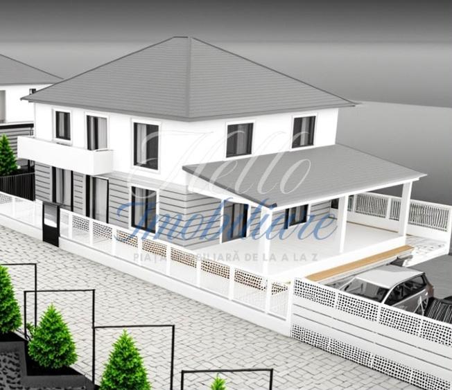 Casă individuală cu 5 camere cu Teren 700 Mp în Baciu