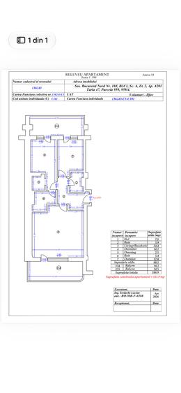 Apartament cu 3 camere decomandat în Nord