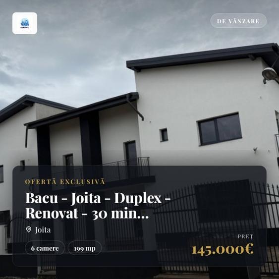 Duplex cu 6 camere cu Canalizare în Joița