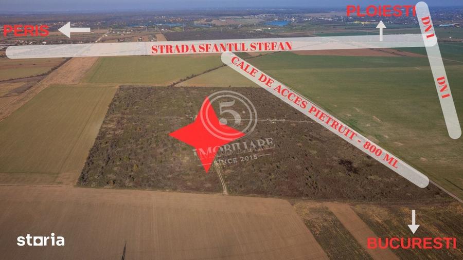 Teren de 1118 mp, în Snagov