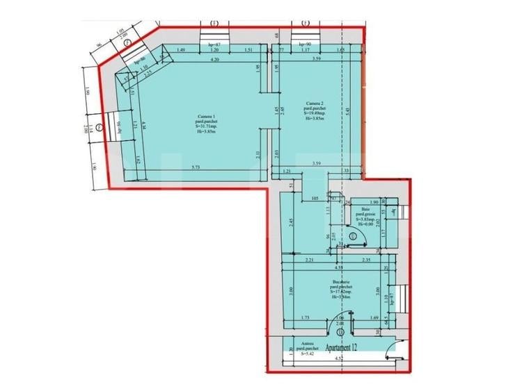Apartament 87 mp in zona ultracentrala a Clujului! - 9