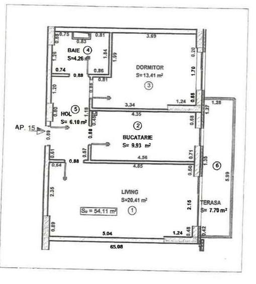 Vand apartament 2 camere, decomandat, City Of Mara - 4