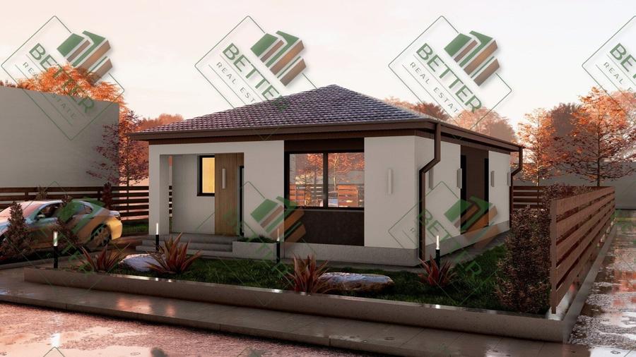 Casă individuală cu 3 camere cu Teren 350 Mp în Berceni