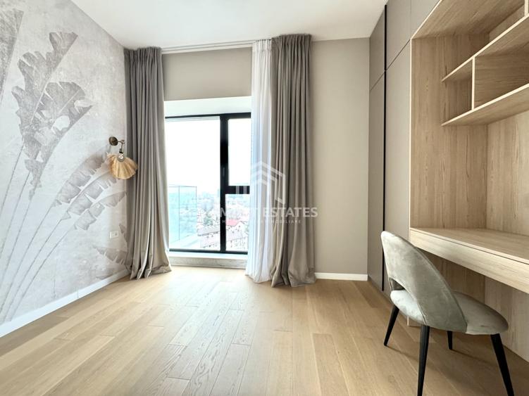 Apartament cu 3 camere, mobilat în Barbu Văcărescu