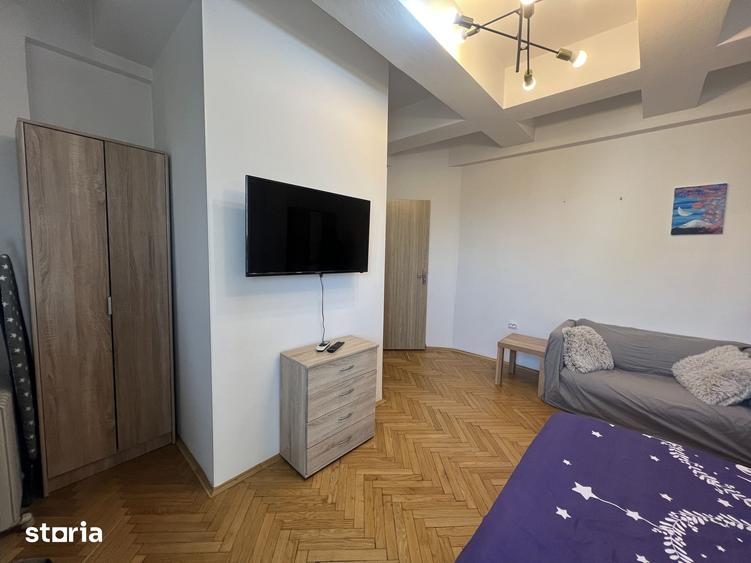 475, studio Cismigiu, spatios, balcon, centrala - 9