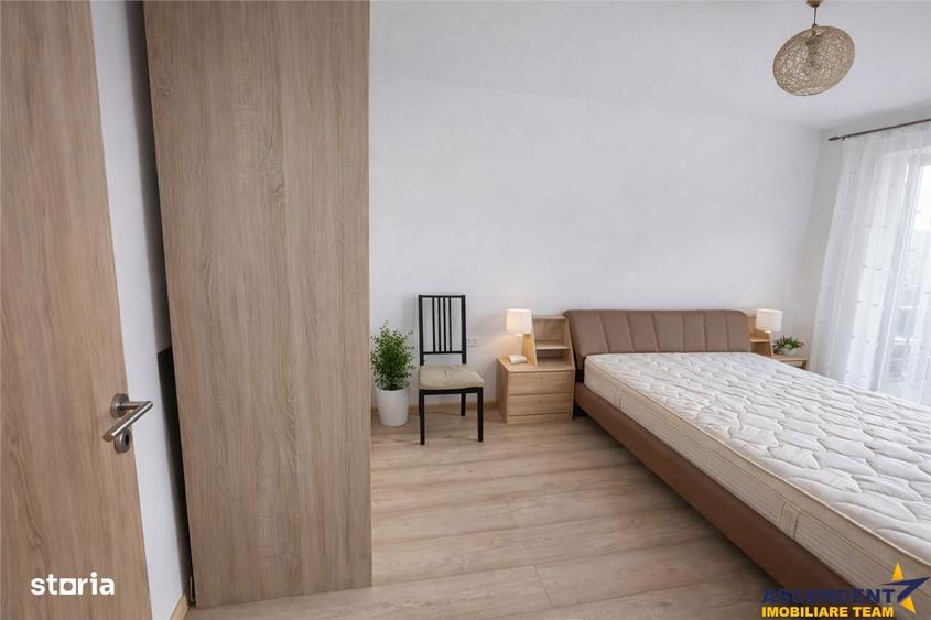 Apartament cu 2 camere, mobilat în Tractorul