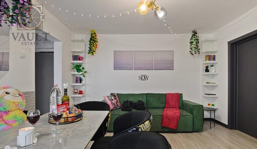 Apartament cu 3 camere semidecomandat, mobilat în Berceni
