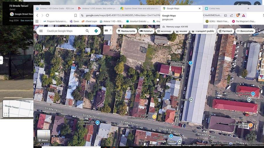 Teren de 800 mp, în Ultracentral