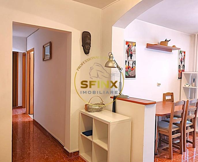 Apartament cu 3 camere decomandat, mobilat în Teiul Doamnei