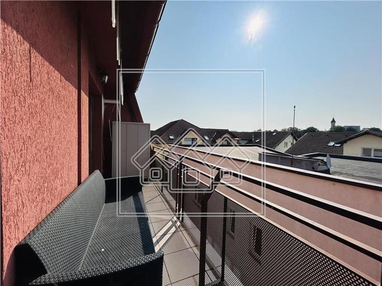 Ap pe 2 niveluri, 75 mp utili + 2 balcoane, mobilat modern - 20