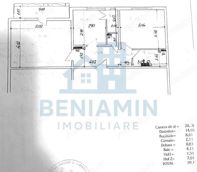 Apartament cu 2 camere decomandat în Craiovița Nouă