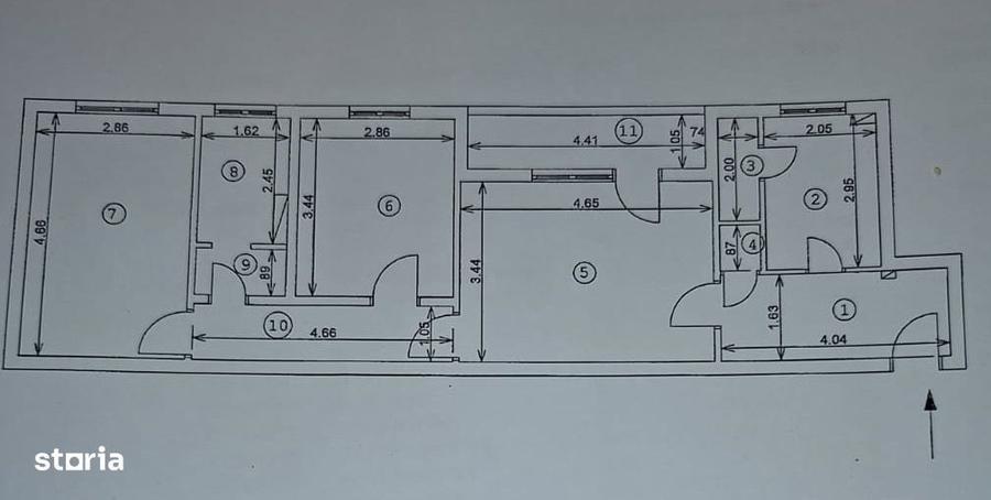 Apartament cu 3 camere, mobilat în Berceni — fotografia 2