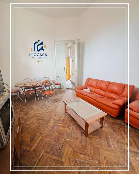 Apartament cu 4 camere semidecomandat, mobilat în Central